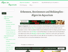 Tablet Screenshot of algen-im-aquarium.com